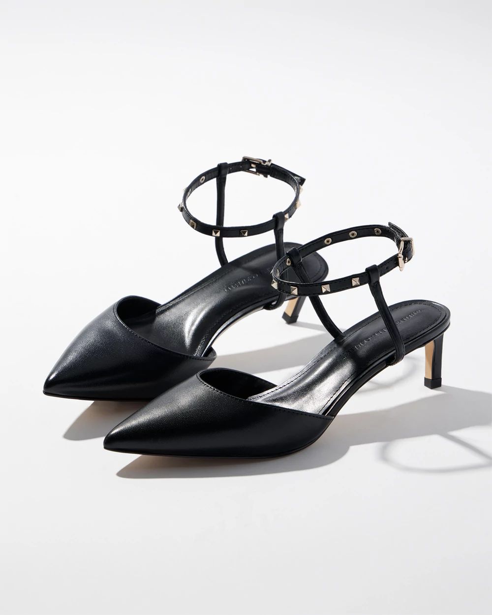 Studded ankle strap heels on sale